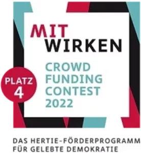 Logo des MITWIRKEN Crowdfunding-Contest 2022, 4. Platz